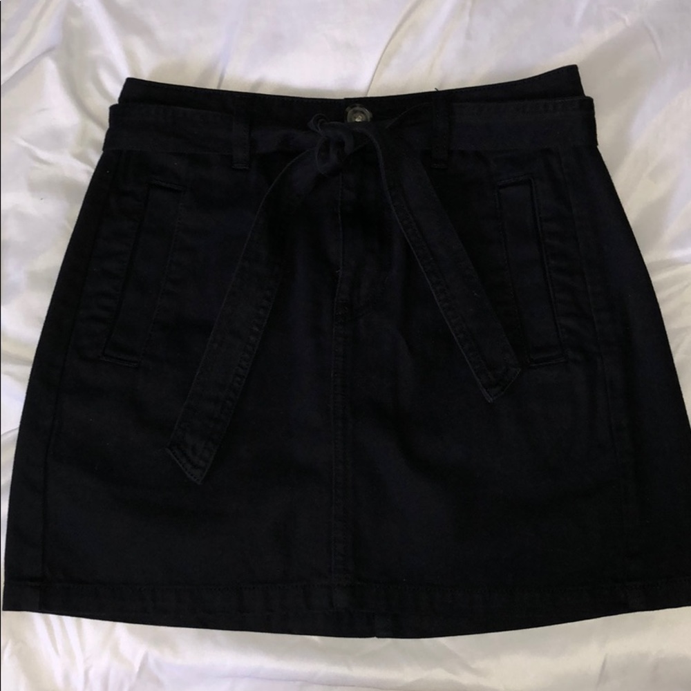 PacSun Black Denim Skirt